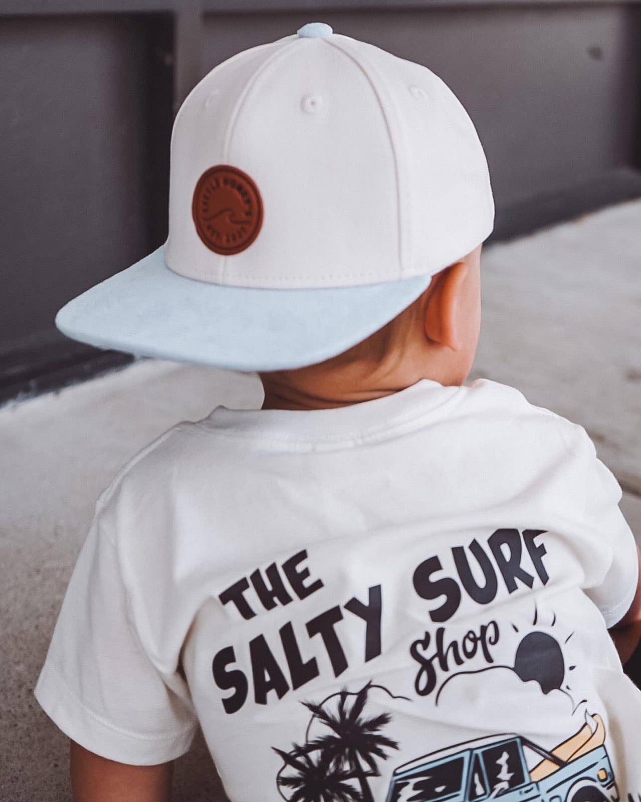 Salty Surf Shop graphic tee